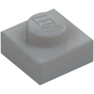 LEGO Medium Stone Gray Plate 1 x 1 (3024 / 30008)