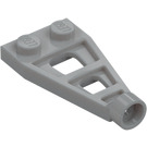 LEGO Medium Stone Gray Plate 1 x 2 Triangle with Stud Hole (4596)