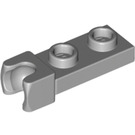 LEGO Medium Stone Gray Plate 1 x 2 with End Ball Joint Socket (14418)