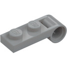 LEGO Medium steengrijs Plaat 1 x 2 met Einde Pin Gat (3172)