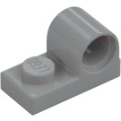 LEGO Medium Stone Gray Plate 1 x 2 with Pin Hole (11458)