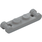 LEGO Medium Stone Gray Plate 1 x 2 with Two End Bar Handles (18649)