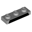 LEGO Medium Stone Gray Plate 1 x 3 with Black Line (3623 / 100917)