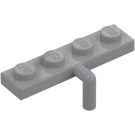 LEGO Medium steengrijs Plaat 1 x 4 met Downwards Staaf Handvat (29169 / 30043)