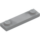 LEGO Medium Stone Gray Plate 1 x 4 with Two Studs with Groove (41740)