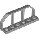 LEGO Medium Stone Gray Plate 1 x 6 with Train Wagon Railings (6583 / 58494)