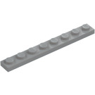 LEGO Střední kamenná šedá Deska 1 x 8 (3460)