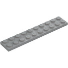 LEGO Medium Stengrå Platta 2 x 10 (3832)