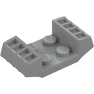 LEGO Medium steingrå Plate 2 x 2 med Hevede Grilles (41862)