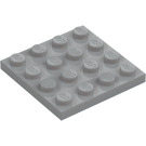 LEGO Gris piedra medio Placa 4 x 4 (3031)