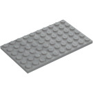 LEGO Medium stengrå Plade 6 x 10 (3033)