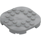 LEGO Grigio pietra medio Piastra 6 x 6 x 0.7 Rotondo Semicircle (66789)