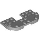 LEGO Mittleres Steingrau Platte 8 x 4 x 0.7 mit Abgerundete Ecken (73832)