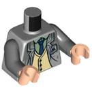 LEGO Gris pierre moyen Reg Cattermole Minifig Torse (973 / 76382)