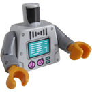 LEGO Mittleres Steingrau Roboter Torso (973)
