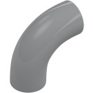 LEGO Medium Stone Gray Round Brick Elbow 90 Degree Bend (25214)