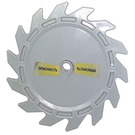 LEGO Medium Stone Gray Saw Blade with 14 Teeth with Russian Text (Right) Sticker (61403)