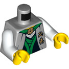 LEGO Střední kamenná šedá Sensei Garmadon Minifigurka Trup (973 / 76382)