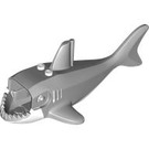 LEGO Mittleres Steingrau Hai mit Weiß Underside (104652)