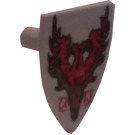 LEGO Medium Stone Gray Shield - Triangular with Durmstrang Stag (3846 / 53642)