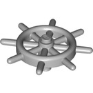 LEGO Medium Steengrijs Ship Wiel met pin zonder sleuven (4790 / 52395)