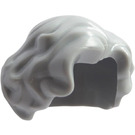 LEGO Gris pierre moyen Court Ondulé Cheveux avec séparation latérale (11256 / 34283)