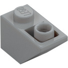 LEGO Medium steengrijs Helling 1 x 2 (45°) Omgekeerd (3665)