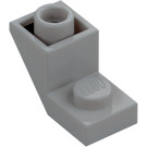 LEGO Medium steengrijs Helling 1 x 2 (45°) Omgekeerd met Plaat (2310)