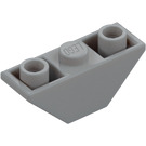 LEGO Keskitumma kivenharmaa Luiska 1 x 3 (45°) Käänteinen Kaksinkertainen (2341 / 18759)