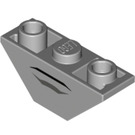 LEGO Medium Stone Gray Slope 1 x 3 (45°) Inverted Double with Lines (2341 / 39747)