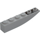 LEGO Medium steengrijs Helling 1 x 6 Gebogen Omgekeerd (41763 / 42023)