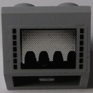 LEGO Gris pierre moyen Pente 2 x 2 (45°) Inversé avec Power Generator Silhouette Autocollant avec entretoise plate en dessous (3660)