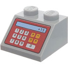LEGO Medium Stone Gray Slope 2 x 2 (45°) with Cash Register (3039)