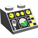 LEGO Medium Stone Gray Slope 2 x 2 (45°) with Flight Control (3039 / 81871)