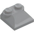 LEGO Gris piedra medio Con pendiente 2 x 2 Curvo con extremo curvado (47457)