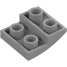 LEGO Medium steengrijs Helling 2 x 2 x 0.7 Gebogen Omgekeerd (32803)