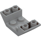 LEGO Gris Pierre Moyen Pente 2 x 4 (45°) Double Inversé avec Open Centre (4871)