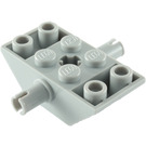 LEGO Medium steengrijs Helling 2 x 4 (45°) Dubbele Omgekeerd met Pinnen (15647 / 30390)