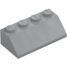 LEGO Medium Stone Gray Slope 2 x 4 (45°) with Rough Surface (3037)