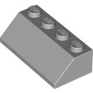 LEGO Gris pierre moyen Pente 2 x 4 (45°) avec surface rugueuse (3037)