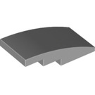 LEGO Medium Stone Gray Slope 2 x 4 Curved (93606)