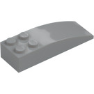 LEGO Medium Stone Gray Slope 2 x 6 Curved (44126)