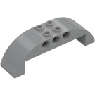 LEGO Medium Stone Gray Slope 2 x 8 x 2 Curved (11290 / 28918)