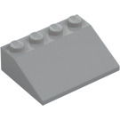 LEGO Gris Pierre Moyen Pente 3 x 4 (25°) (3016 / 3297)