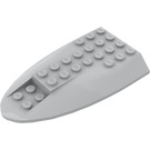 LEGO Mittleres Steingrau Steigung 6 x 10 mit Doppelt Bow (87615)