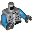 LEGO Medium Stone Gray Solomon Blaze Torso (973 / 76382)