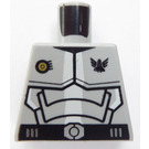 LEGO Medium Stone Gray Solomon Blaze Torso without Arms (973)