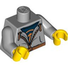 LEGO Mittleres Steingrau Street Skater Torso (973 / 88585)