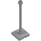 LEGO Medium Stone Gray Support 2 x 2 x 5 Bar on Tile Base with Stud with Stop Ring (28980 / 98549)