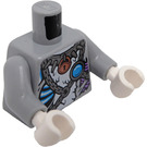 LEGO Medium Stone Gray Sykor Minifig Torso (973 / 76382)